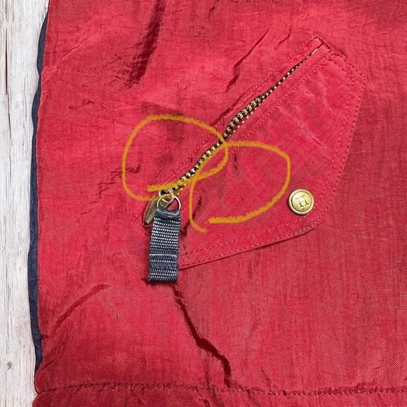 Vintage 90s Tommy Hilfiger Athletic Gear Men’s XL Color Block Crest Jacket Coat - Picture 9 of 11